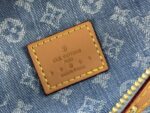 Louis Vuitton High Rise Monogram Denim bag logo view