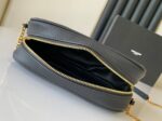 aint Laurent Matelasse Monogram Mini Lou Camera Bag chain look